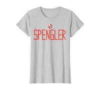Ghostbusters Spengler Name Logo T-Shirt, Damen, Silber, XS