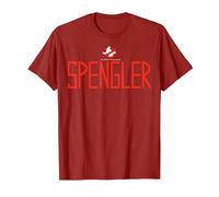 Ghostbusters Spengler Name Logo T-Shirt, Herren, Cranberry, 3XL