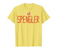 Ghostbusters Spengler Name Logo T-Shirt, Herren, Gelb, 3XL
