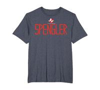 Ghostbusters Spengler Name Logo T-Shirt, Herren Große Größen, Blau Meliert, 2X Tall