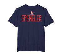 Ghostbusters Spengler Name Logo T-Shirt, Herren Große Größen, Marineblau, 6X Tall