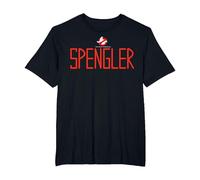 Ghostbusters Spengler Name Logo T-Shirt, Herren Große Größen, Schwarz, 4X Tall