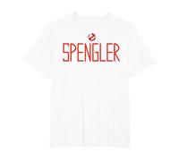Ghostbusters Spengler Name Logo T-Shirt, Herren Große Größen, Weiß, 5X Tall