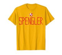 Ghostbusters Spengler Name Logo T-Shirt, Herren, Leuchtendes Gold, L