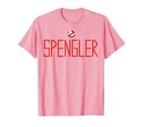 Ghostbusters Spengler Name Logo T-Shirt, Herren, Rosa, M