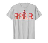 Ghostbusters Spengler Name Logo T-Shirt, Herren, Silber, S
