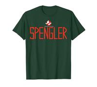 Ghostbusters Spengler Name Logo T-Shirt, Herren, Waldgrün, M
