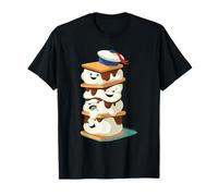 Ghostbusters Stay Puft Marshmallow Men S'Mores Stack T-Shirt