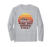 Ghostbusters Who You Gonna Call? Retro Sunset Langarmshirt