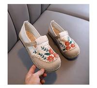 GHYUB Damen-Espadrilles-Schuhe Mit Geschlossener Zehenpartie Und Blumenstickerei, Bequeme Espadrilles-Schuhe, Modischer Blumenkunst-Sneaker Aus Bemaltem Segeltuch, Damen-Reiseschuhe