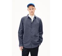GIAALO OVERSHIRT | Hemd aus Bio-Baumwoll Mix - grau (M)