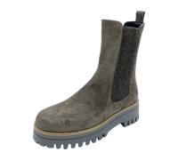 Gianluca Pisati Chelsea Boots für Damen, oliv, Größe 41 EU