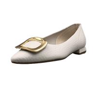 Gianluca Pisati Elegante Ballerinas für Damen, weiß, Größe 38 EU
