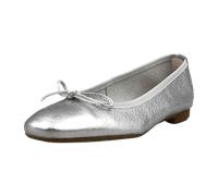 Gianluca Pisati Klassische Ballerinas für Damen, silber, Größe 37 EU
