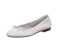 Gianluca Pisati Klassische Ballerinas für Damen, weiß, Größe 40 EU