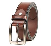 Giantsize Extra lange Gürtel für Herren, groß und groß, Braun 01, 140 cm/147.5 cm Taille