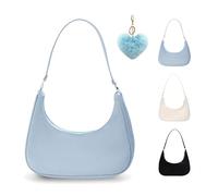 GIDWRIY Kleine Schultertasche Damen Blau, Tasche Aesthetic Y2k Handtasche Teenager Mädchen, Umhängetasche Vintage 90s, Small Shoulder Bag Women, Handbag, Achsel Tasche Frauen, Tasche Tote Bag