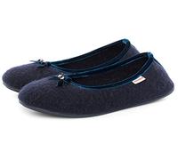 Giesswein Hausschuhe Damen Hohenau - Filz Pantoffeln im Ballerina-Look | Geschlossene, warme Damen Hausschuhe mit rutschfester Sohle - weiche Filzpantoffeln für Zuhause