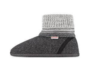 Giesswein Hüttenschuhe Baumkirchen - Hohe Filzhausschuhe für Damen & Herren | Warme Pantoffeln mit rutschfester Sohle - gemütliche Unisex Slipper aus Wolle für kalte Tage zuhause