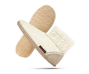 Giesswein Hüttenschuhe Freiburg - Hohe Filz Pantoffeln für Damen & Herren | Warme Filzpantoffeln mit rutschfester Sohle - gemütliche Unisex Slipper zum Hineinschlüpfen für Zuhause