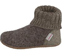 GIESSWEIN Hüttenschuhe Wildpoldsried - Hohe Hausschuhe für Damen & Herren, Warme Filz-Pantoffeln mit Fester Sohle, rutschfeste Unisex Slippers