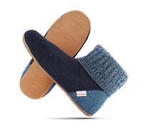 GIESSWEIN Hüttenschuhe Wildpoldsried - Hohe Hausschuhe für Damen & Herren, Warme Filz-Pantoffeln mit Fester Sohle, rutschfeste Unisex Slippers