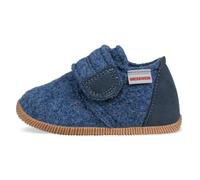 GIESSWEIN Kinder-Hausschuhe Oberstaufen - Filz-Pantoffeln für Mädchen & Jungen, Warme Pantoletten, Slim-Fit Gummi Sohle & Klettverschluss