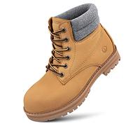 GIESSWEIN Leather Merino Boot Men - Herren Schnürstiefelette mit Merinowolle, Leder Winter Schuhe, warm gefütterte Worker Boots