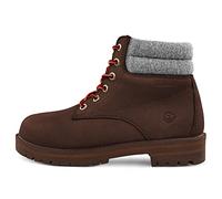GIESSWEIN Leather Merino Boot Women - Damen Schnürstiefelette mit Merinowolle, Leder Winter Schuhe, warm gefütterte Worker Boots