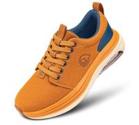 GIESSWEIN Merino Curve Max Men - Merino Sneaker mit Stoß absorbierendem Luftpolster - Komfortabler Aktivschuh mit Wechselfußbett - Langlebige Naturkautschuk Sohle für Beste Bodenhaftung