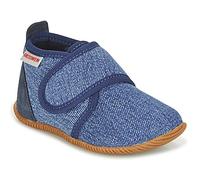 Giesswein Pantoffeln Kinder STRASS SLIM FIT in Blau 22