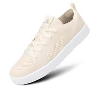 Giesswein Wool Sneaker Men - Platform Schuhe aus Merino Wool 3D Stretch | Superleichte Low-Top Halbschuhe & Schnürer - bequeme Freizeit Sneaker aus Merinowolle für Herren