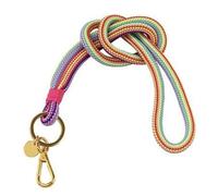 Schlüsselband GIFTCOMPANY Metropolitan Lanyard Regenbogen Pink Gold - rainbow pink/gold