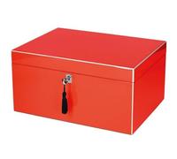 Gift Company Tang Schmuckbox L Rot mit Schloss und Schlüssel