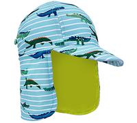 Gifts Treat Kids Legionnaires Hat, UPF 50+ Sun Protection Swim Cap Flap Hat in Crocodile Pattern for Kids, Quick Drying Boys Sun Hat with Neck Protection for Beach Seaside Pool, Crocodile, 1-2 Years