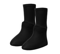 gifyym Wiederverwendbare High-Top-Schuhüberzieher - wasserdicht, schneefest, rutschfest, Anti-Reibung, Schuhschutz für Herren, Damen, Outdoor, Radfahren, Wandern, Camping, Angeln, Schwarz , Refer to