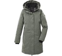 Parka "GW 93 WMN PRK", Damen, Gr. 38, helloliv, Oberstoff: 100% Polyester, Futter: 100% Polyester, Füllung: 100% Polyester, G.I.G.A. DX BY KILLTEC, Jacken, wasserdicht, atmungsaktiv, 2-Wege-Reißversch