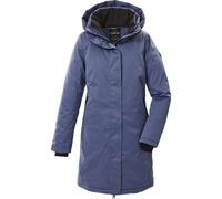 Parka "GW 93 WMN PRK", Damen, Gr. 42, stahlblau, Oberstoff: 100% Polyester, Futter: 100% Polyester, Füllung: 100% Polyester, G.I.G.A. DX BY KILLTEC, Jacken, wasserdicht, atmungsaktiv, 2-Wege-Reißversc
