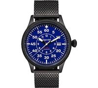 Gigandet Herren Analog Japanisches Automatikwerk Uhr mit Edelstahl Armband 12VNAG8NE/012