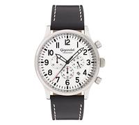 Gigandet Herren-Armbanduhr Sport Chronograph mit Lederarmband schwarz G15-002