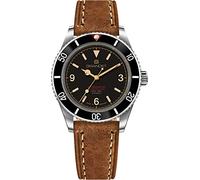 Gigandet Herren-Automatikuhr Sea Ground 100 Vintage - Made in Germany - Saphirglas - Swiss Super Luminova - Edelstahl - Taucheruhr - 100m/10bar wasserdicht - 39mm - G100-001