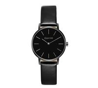 Gigandet Minimalism Damenuhr Analog Quarz mit schwarzem Lederband G36-005