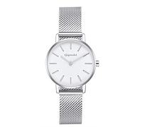 Gigandet Minimalism Damenuhr Analog Quarz mit silbernem Edelstahlband G36-006