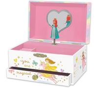 Giggle & Honey Musikalisches Schmuckkästchen für Kinder - Kinderspieluhr mit drehendem Prinzessin, Prinzessin-Geburtstagsgeschenke für kleine Mädchen, 18,2 x 13,3 x 9,9 cm - Alter 3-10