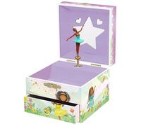 Giggle & Honey® Schwarze Ballerina Kindergeburtstag Gastgeschenke Mädchen - Musik Box Schmuckkästchen mit 1 Schublade & Spieluhr - Kleine Geschenke für Kinder & Ballerina