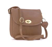 Gigi - Leder - Damenhandtasche/Umhängetasche - OTHELLO 8755" - Braun