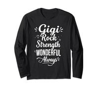 Gigi Rock Strength Wunderbar Immer - Stolze Gigi Grandma Langarmshirt
