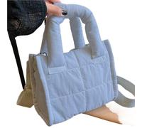 GIJMZY Puffer Tasche Damen Gesteppte, gepolsterte Umhängetasche for Damen, Puffer-Tragetaschen, lässige Tragetasche, Handtasche, Geldbörse, Puffy Bag(Blue)