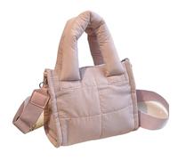GIJMZY Puffer Tasche Damen Gesteppte, gepolsterte Umhängetasche for Damen, Puffer-Tragetaschen, lässige Tragetasche, Handtasche, Geldbörse, Puffy Bag(Pink)
