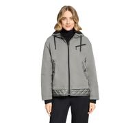 Gil Bret Damen Steppjacke 9232/6234, Regular Fit, wattiert mit Kapuze, Oliv – Gr. 38